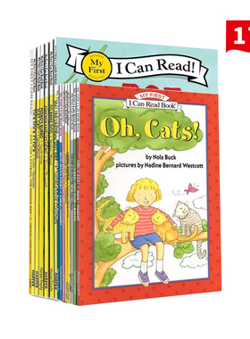 英文原版 My First I Can Read 入门级系列 17册 分级读物 幼儿英语启蒙绘本 儿童英语故事书 How Many Fish