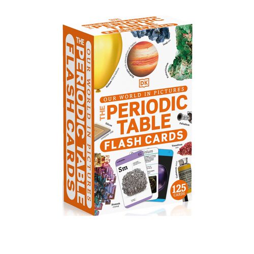 预售 英文原版 Our World in Pictures The Periodic Table Flash Cards DK闪卡 元素周期表 DK儿童STEM思维培养读物 22年新品