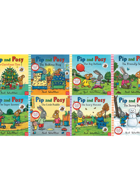 低幼启蒙亲子故事绘本 英文原版  Pip and Posy 波西和皮普 Julia Donaldson 朱莉娅唐纳森 咕噜牛作者 Axel Scheffler 单册