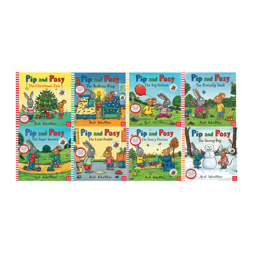 低幼启蒙亲子故事绘本 英文原版  Pip and Posy 波西和皮普 Julia Donaldson 朱莉娅唐纳森 咕噜牛作者 Axel Scheffler 单册