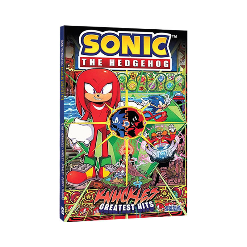 预售 英文原版 刺猬索尼克 音速小子 Sonic Knuckles' Greatest Hits 青少年漫画绘本冒险小说 Ian Flynn