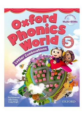 牛津自然拼读教材 老版孤品清仓 附2CD Oxford Phonics World 5: Student Book with MultiROM