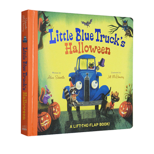 预售 英文原版绘本 Little Blue Truck's Halloween 蓝色小卡车 万圣节 纸板翻翻书 交通工具认知 Alice Schertle