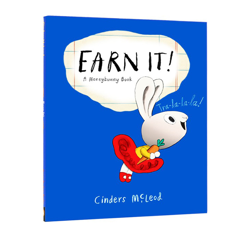 英文原版 EARN IT! 怎么赚钱 Moneybunny系列 儿童理财启蒙精装绘本 树立正确的金钱消费 Cinders McLeod