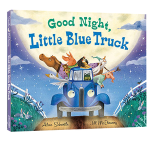 Truck 亲子阅读绘本故事图画书 Good 晚安故事 蓝色小卡车精装 晚安 Blue Little Night 英文原版 预售