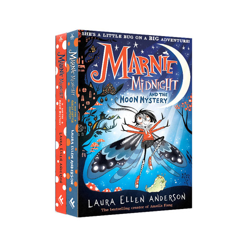 英文原版 小飞蛾玛妮 Marnie Midnight the Moon Mystery/Great Critter Contes 奇幻冒险故事章节书