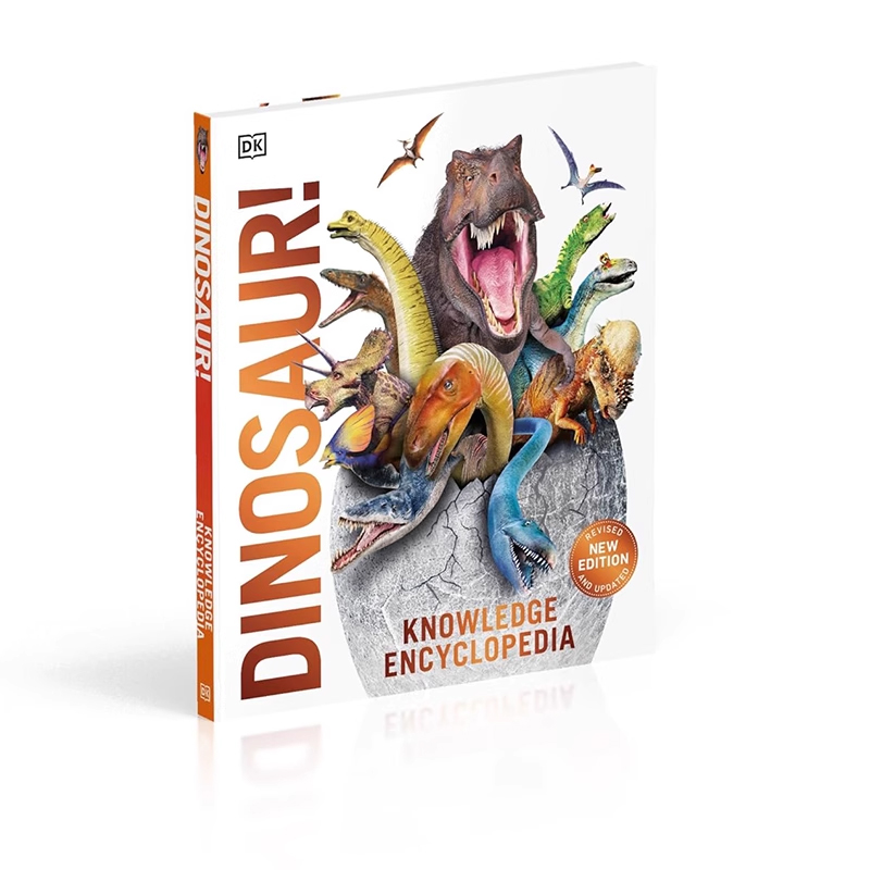 DK恐龙知识百科全书 英文原版 DK Knowledge Encyclopedia Dinosaur 超60种前所未见的史前生物 精装实景绘本 DK恐龙图解百科