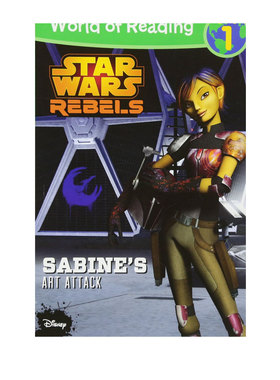 英文原版 星球大战分级读物 Star Wars World of Reading Rebels Sabine's Art Attack L1 Disney 迪士尼