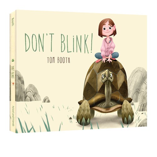 英文原版 Don't Blink! 精装 凝视比赛 想象力培养 幼儿启蒙幽默故事绘本图画书 Tom Booth