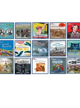 【级别18 紫色套装B】Collins big cat White B 15册合售 柯林斯大猫系列分级阅读 英文原版故事绘本