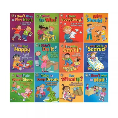 英文原版 Our Emotions and Behaviour 12册合售 儿童情绪行为控制教养教育绘本