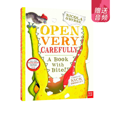 英文原版 Open very carefully 英国水石书店童书大奖获得者Nicola O'Byrne作品 情绪情商培养 亲子阅读绘本 赠官方音频