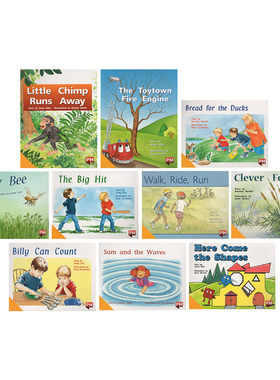 L6一年级 词汇训练 Yellow黄色套装1 PM Readers 彩虹阅读 10册 小学生分级阅读 小花生精选阅读教辅英文原版启蒙绘本