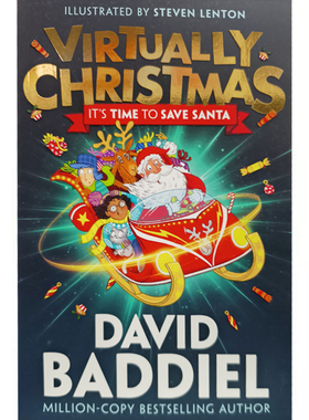 预售 英文原版 Virtually Christmas 圣诞节 大卫·巴蒂尔儿童章节冒险小说 David Baddiel