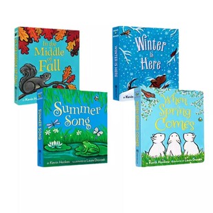 英文原版 Kitten's First Full Moon 小猫咪追月亮 Kevin Henkes 四季系列 A Good Day 美好的一天 Winter Is Here 冬天到了