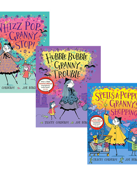 英文原版 Hubble Bubble Granny Trouble/Whizz! Pop! Granny Stop! 3册合售 睡前绘本图画故事书 Nosy Crow 赠官方音频