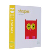 法国艺术大师 形状 Learn Think 硬页纸板触摸书 Deneux 儿童英语启蒙 幼儿生活情境认知 Shapes Xavier Touch 绘本 英文原版