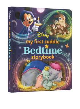 英文原版 Disney My First Disney Cuddle Bedtime Storybook 迪士尼睡前故事书 6个故事精装合辑儿童绘本故事书 亲子共读