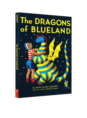英文原版 The Dragons of Blueland 我爸爸的小飞龙同系列 纽伯瑞奖作者 儿童桥梁章节小说 中小学英语课外阅读