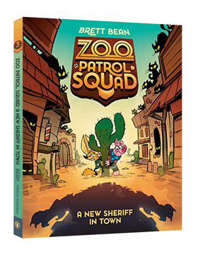 英文原版 Zoo Patrol Squad #3 A New Sheriff in Town  全彩漫画小说图画书 悬疑侦探冒险推理绘本故事小说