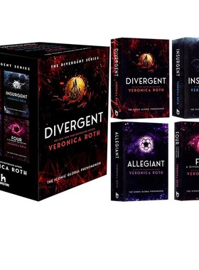 The Divergent Series 分歧者系列 4册盒装/死亡刻痕 2册合售 纽约时报畅销书 英文原版 青少年科幻电影原著小说 Veronica Roth