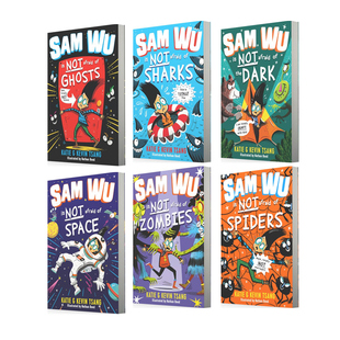 Not 山姆不是胆小鬼6册 预售 Afraid Spiders 小说 Ghosts 英文原版 Zombies冒险章节桥梁书 Sam