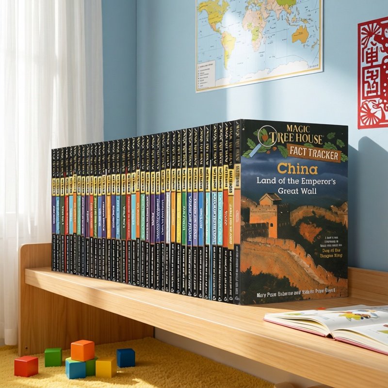 神奇树屋小百科44册合售英文原版Magic Tree House Fact Tracker儿童读物少儿学习章节小说美国中小学英语课外阅读分阶