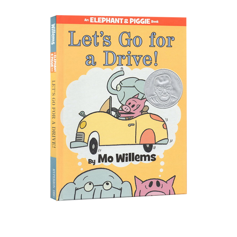 英文原版 Let's Go for a Drive! 精装绘本书 Elephant and Piggie 小猪小象 苏斯银奖 吴敏兰推荐 Mo Willems