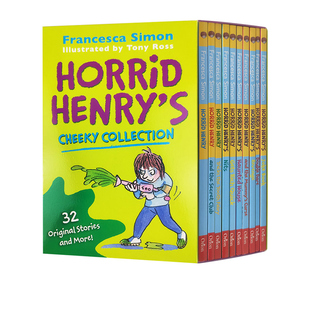 英文原版 Horrid Henry's Cheeky Collection 淘气包亨利 10册套装 儿童英文提升课外读物 少儿章节书小说
