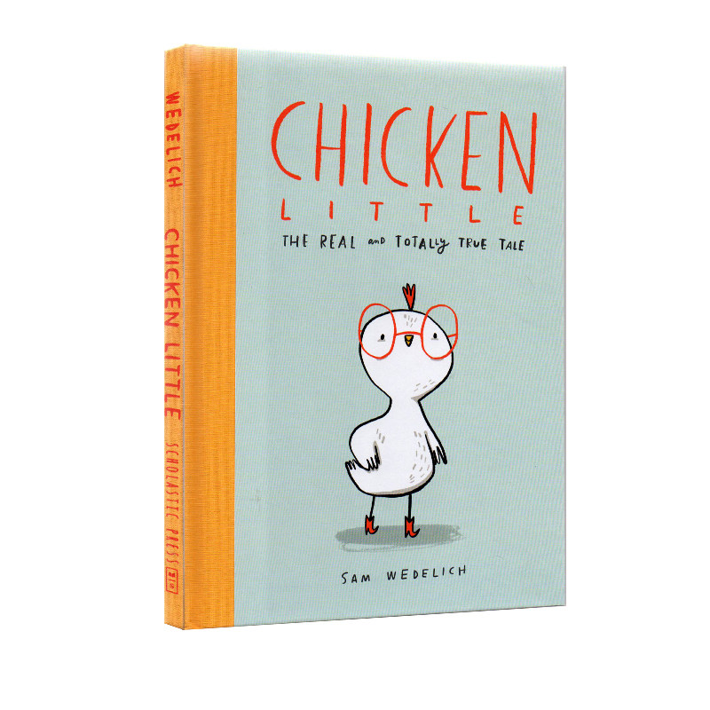 英文原版 Sam Wedelich：Chicken Little 精装 小公鸡 低幼亲子共读故事绘本 轻松搞笑