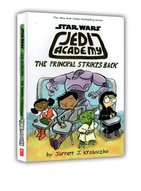 英文原版 Jedi Academy #6: the Principal Strikes Back 儿童冒险章节桥梁故事书 学乐出版 6-10岁漫画书