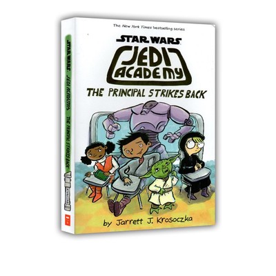 英文原版 Jedi Academy #6: the Principal Strikes Back 儿童冒险章节桥梁故事书 学乐出版 6-10岁漫画书