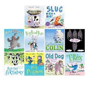 bad 儿童认知思维启蒙 Willis hug BOA 牛津趣味动物故事绘本10册 SLUG birthday Jeanne 英文原版 needs 鼻涕虫想要一个拥抱