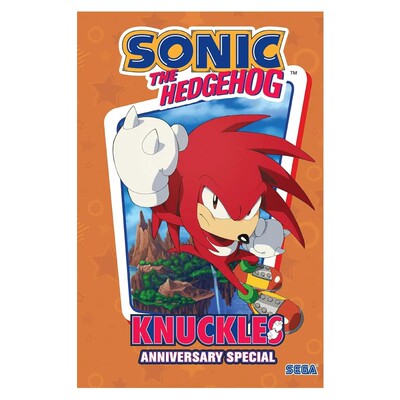 预售 刺猬索尼克：纳克鲁斯 周年特别篇 精装 Sonic the Hedgehog: Knuckles Anniversary Special 英文原版 儿童漫画