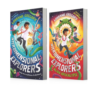 预售 Interdimensional Explorers 2册 跨次元探险家系列 太空冒险故事 青少年章节小说