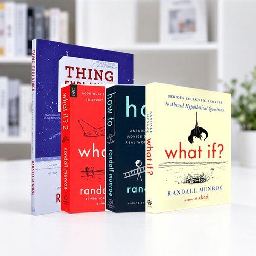预售 英文原版 What If 2/How to/Thing Explainer 兰道尔门罗 4册平装 合售