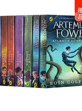 阿特米斯奇幻历险 Artemis Fowl 阿提米斯 英文原版 8册礼盒装 电影小说 赠音频 英文阅读考试课外读物 欧因 科弗 Eoin Colfer