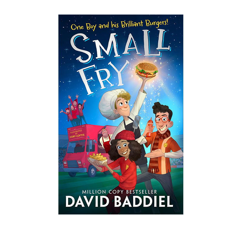 英文原版 Small Fry 小鱼小虾 儿童章节冒险插画小说 畅销书作家大卫·巴蒂尔 David Baddiel