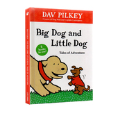 神探狗狗内裤 绘本 Dog Little 超人同作者 Big Pilkey Dav 英文原版 and 5合1 英文启蒙分级图画故事书