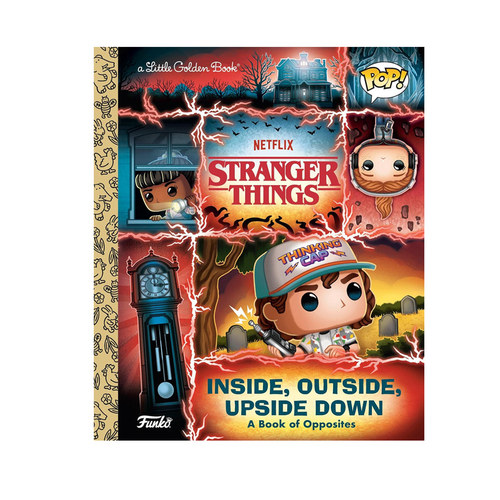 英文原版 Little Golden Book 怪奇物语：内外颠倒记 兰登精装小金书 Stranger Things: Inside, Outside, Upside Down