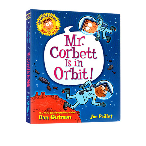 预售 英文原版 My Weird School Graphic Novel: Mr. Corbett Is in Orbit! 疯狂学校 全彩漫画版 美国小学推荐读物 校园题材