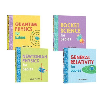 英文原版 宝宝智学园 Baby University General Relativity  纸板书 科学原理介绍启蒙知识绘本