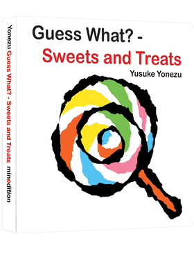 预售 英文原版 Guess What?Sweets and Treats 猜猜看 幼儿创意想象力绘本 Yusuke Yonezu 创意大师洞洞启蒙纸板书 聪明宝宝玩出来