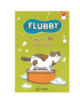 英文原版 Flubby Will Not Take a Bath 菲比不会洗澡 培养幼儿想象力 Penguin Workshop Bridge 兰斯150L 5-6岁全彩桥梁书