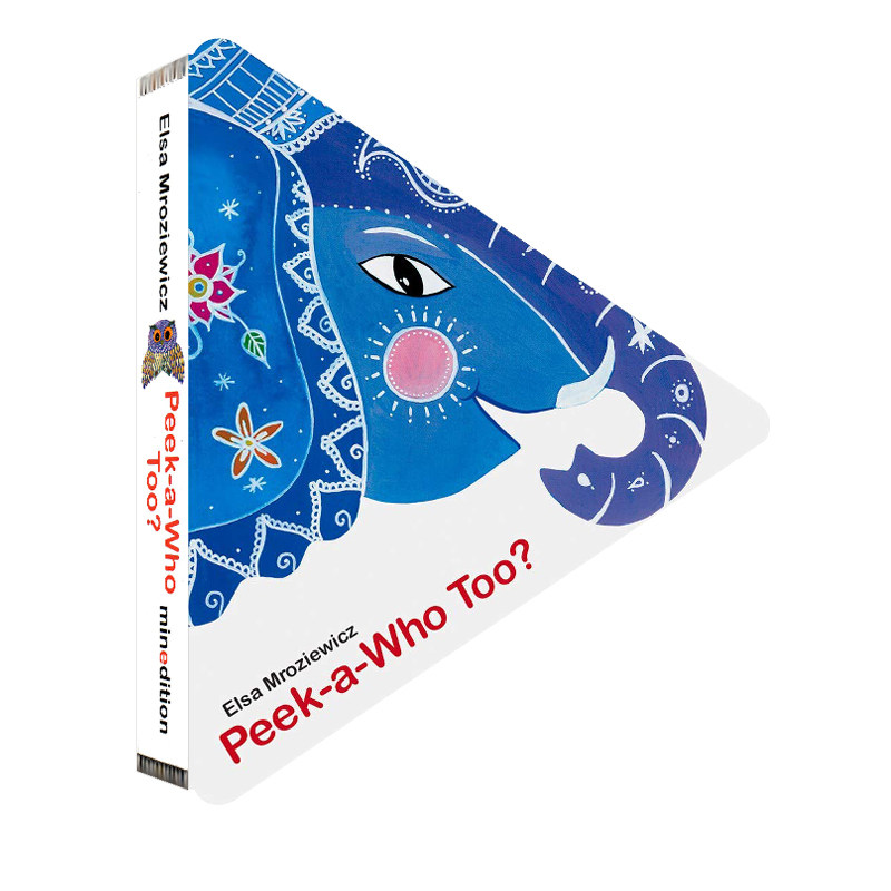 猜猜我是谁躲猫猫 三角造型翻翻书yusuke yonezu创意大师洞洞翻翻