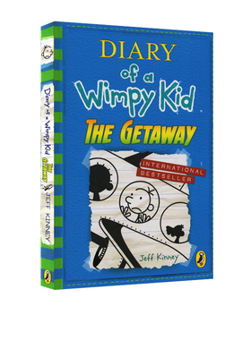 小屁孩日记#12 Diary of a Wimpy Kid The Getaway 小鬼日记 英文原版儿童幽默小说读物 小学生成长阅读 Jeff Kinney 章节桥梁书