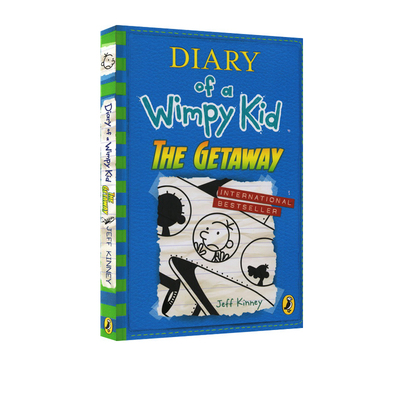 小屁孩日记#12 Diary of a Wimpy Kid The Getaway 小鬼日记 英文原版儿童幽默小说读物 小学生成长阅读 Jeff Kinney 章节桥梁书