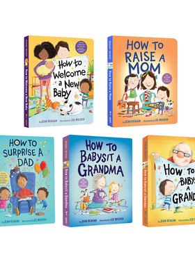 英文原版绘本 How to Raise 系列 5本 如何照顾家人 纽约时报热销书 How to系列绘本 情商逆商家庭观