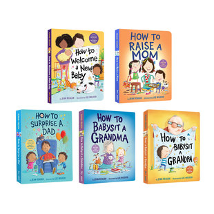 英文原版绘本 How to Raise 系列 5本 如何照顾家人 纽约时报热销书 How to系列绘本 情商逆商家庭观
