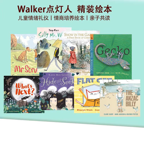 英文原版 Silly Mr Wolf 愚蠢的狼先生 Favorite Book 最喜爱的书 儿童情绪礼仪 情商培养绘本 亲子共读 Walker 点灯人